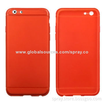 Panel Design Ultra-thin 0.4mm Soft Matte TPU Cases for iPhone, Various Colors Available